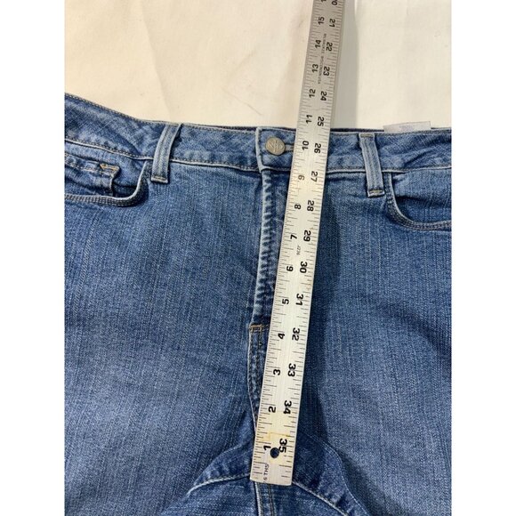 NYDJ Jeans Womens 14 Medium Wash Denim Made In USA Straight Leg - Picture 9 of 10